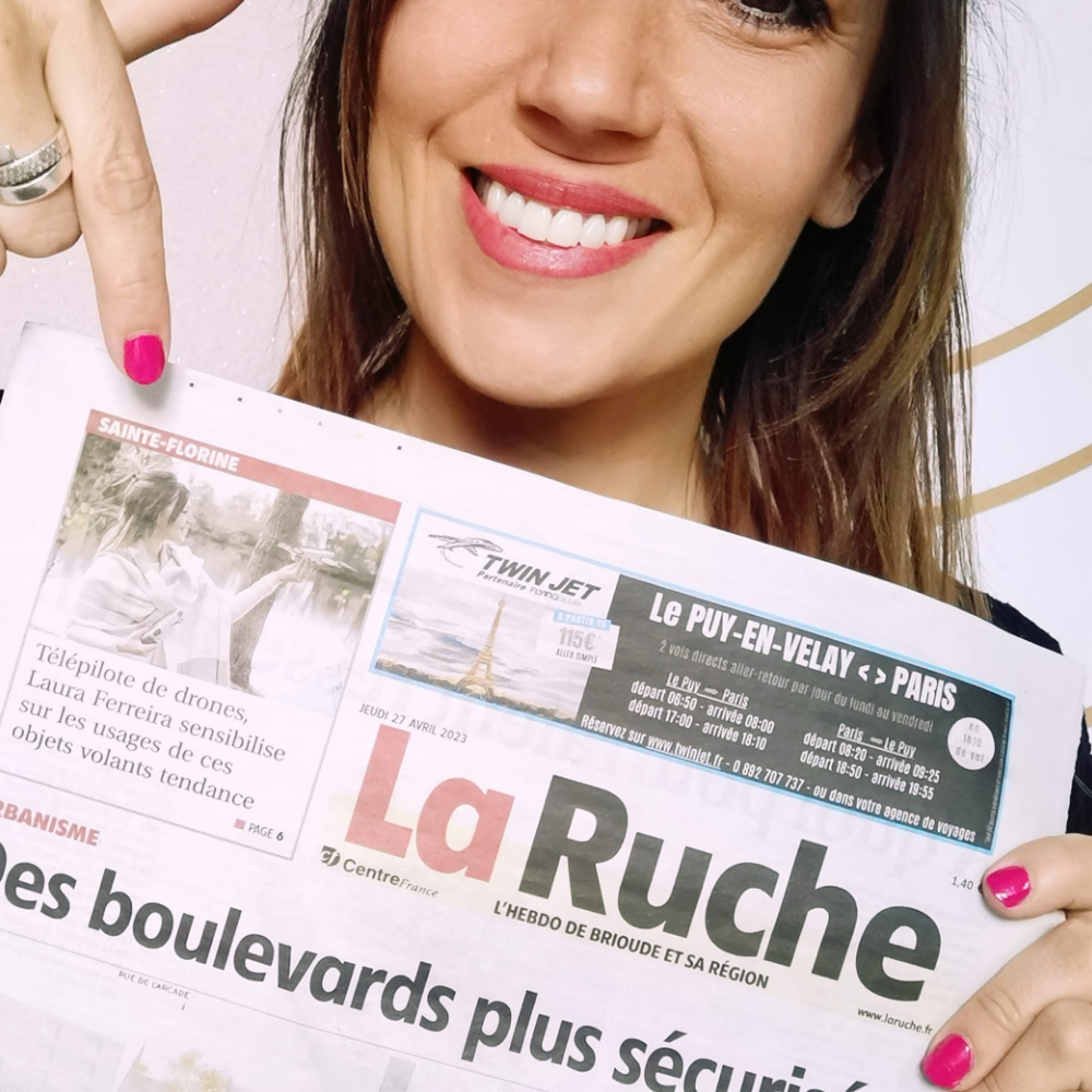 Télépilote de drones, Laura Ferreira sensibilise sur les usages de ces objets volants tendance